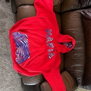 Bills Mafia Zubaz-Striped Hoodie - NWOT - Men’s Sizing 2XL